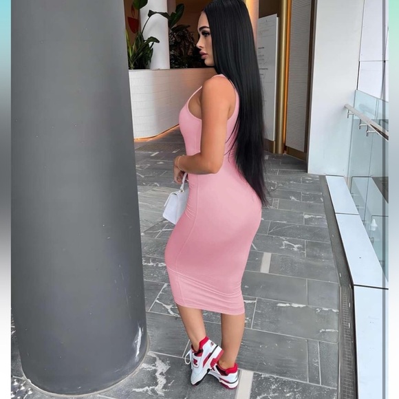 Dress Casual Slip Sexy Slim Sleeveless Bodycon Maxi Dress
8074 - Picture 4 of 5